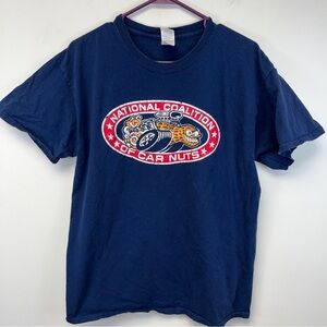 Car Humor Tee Tshirt National Coalition Of Car Nuts Drag Racing Hot Rods Fits M